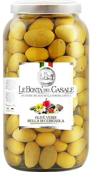 Зеленые оливки Bella di Cerignola Le Bonta’ del Casale 3,1 л