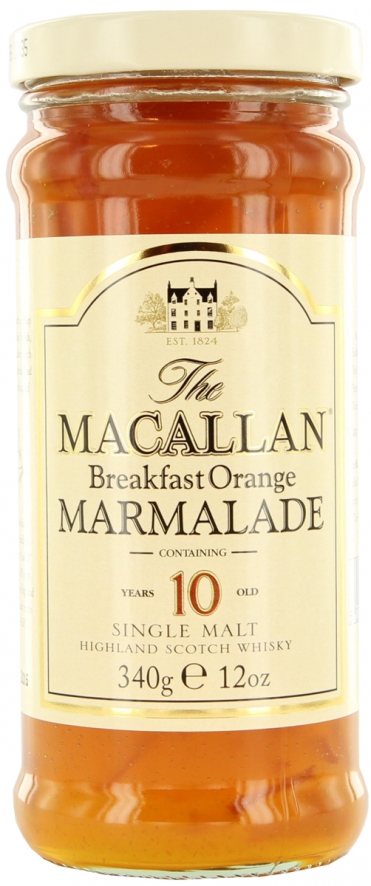 Конфитюр апельсиновый с виски Macallan 10 Y.O. Mackays 340 г