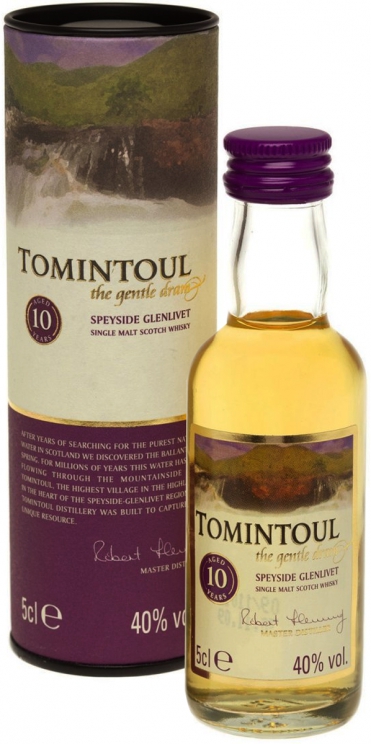 Tomintoul 10 Y.O. (в тубусі) 0,05 л