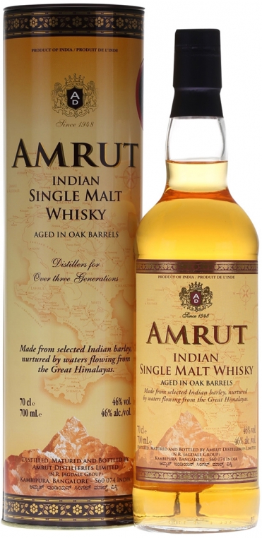 Amrut Indian Single Malt Whisky (в тубусі) 0,7 л