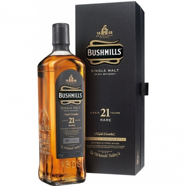 Bushmills 21Y.O. (в коробці) 0,7 л