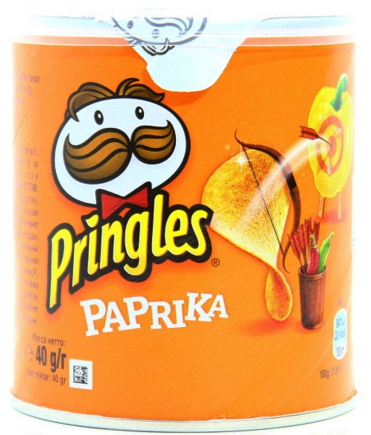 Чіпси Pringles зі смаком паприки 40 г