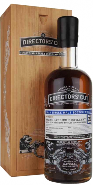 Director's Cut Bruichladdich 21Y.O. Sherry 1990 (в коробці) 0,7 л