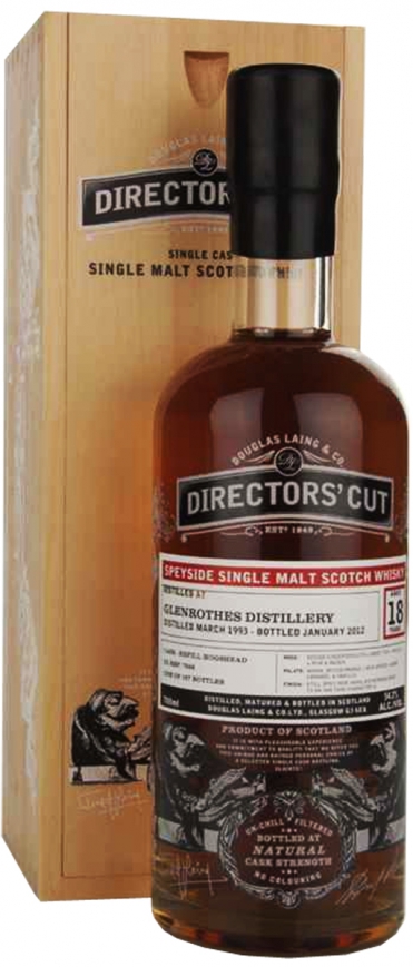 Director's Cut Glenrothes 18Y.O. 1993 (в коробці) 0,7 л