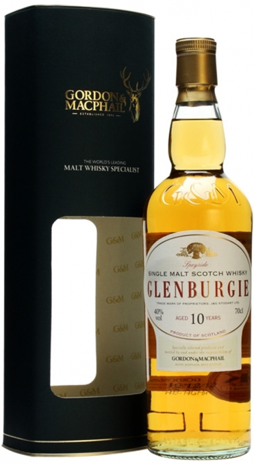 Gordon & MacPhail Glenburgie 10Y.O. (в тубусе) 0,7 л