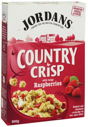 Мюсли с малиной Country Crisp Jordans 500 г