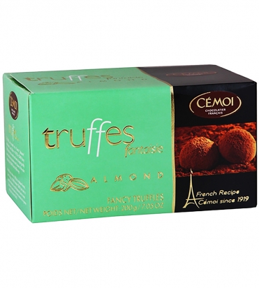 Цукерки трюфельні з мигдалем Cemoi Truffes Fantaisie 200 г