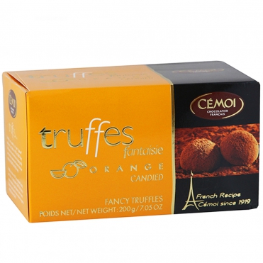 Цукерки трюфельні з апельсином Cemoi Truffes Fantasie 200 г