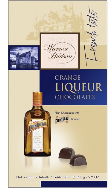 Конфеты шоколадные Warner Hudson с ликером Cointreau 150 г