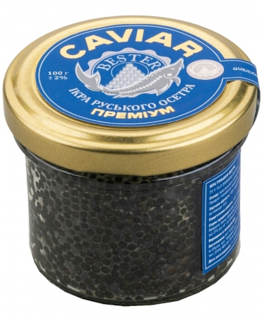 Ікра руського осетра Преміум Bester Caviar 100 г