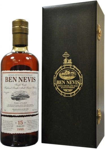 Ben Nevis Single Cask 15Y.O. 1998 (в деревянном коробе) 0,7 л