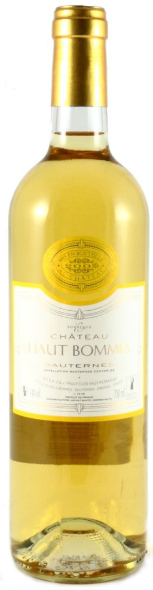 Bernard Magrez Chateau Haut Bommes Sauternes 2007 0,75 л