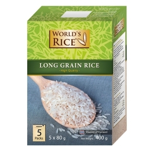 Рис класичний Worlds Rice 400 г (5*80 г)