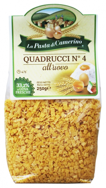 Quadrucci №4 La Pasta di Camerino 250 г