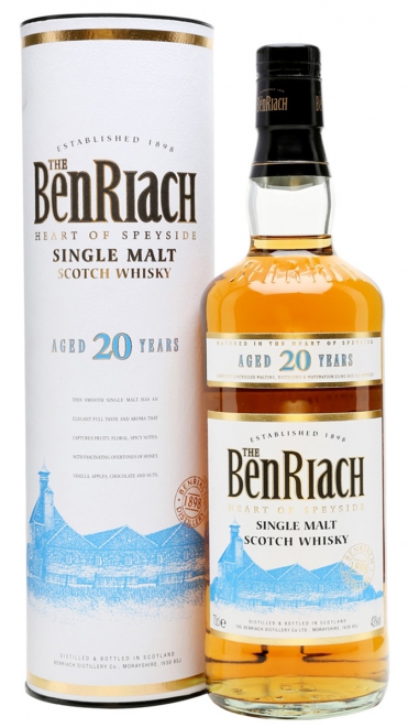 BenRiach 20 Y.O. (в тубусі) 0,7 л