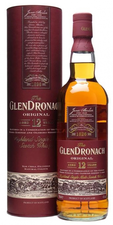 GlenDronach Original 12 Y.O. (в тубусе) 0,7 л