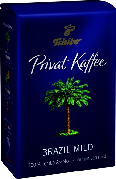 Кофе молотый Privat Kaffee Brazil Mild Tchibo 250 г