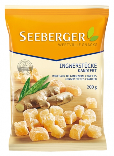 Імбир у цукрі шматочками Seeberger 200 г