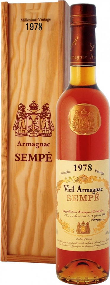Armagnac Sempe 1978 (в коробке) 0,5 л