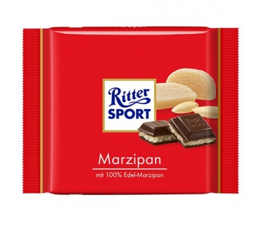 Шоколад темний Ritter Sport з марципаном 100 г