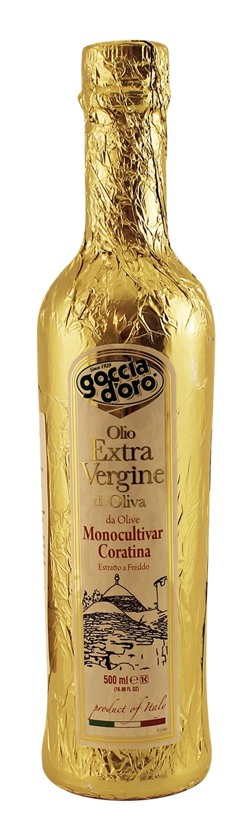 Олія оливкова Goccia d'Oro Monocultivar Coratina Extra Vergine 0,5 л