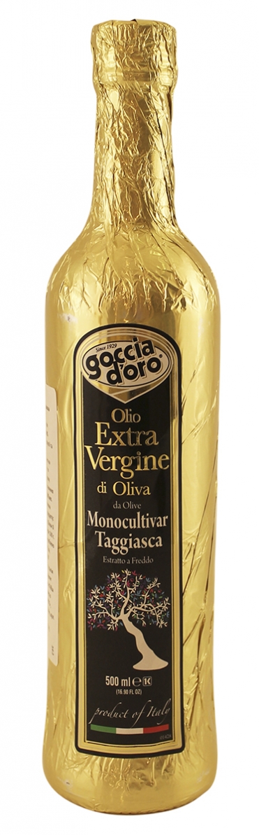 Масло оливковое Goccia d'Oro Monocultivar Taggiasca Extra Vergine 0,5 л