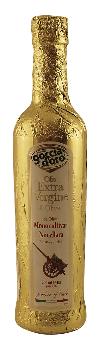 Олія оливкова Goccia d'Oro Monocultivar Nocellara Extra Vergine 0,5 л