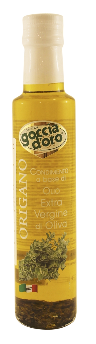 Заправка Goccia d'Oro Extra Virgin Olive Oil with Oregano 0,25 л