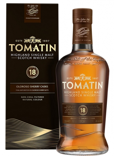 Tomatin 18 Y.O. (в коробці) 0,7 л