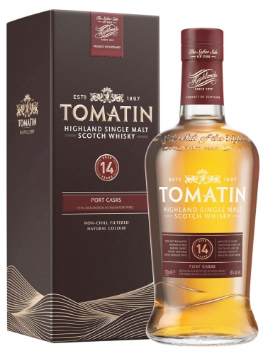 Tomatin 14Y.O. Port Wood Finish (в коробке) 0,7 л