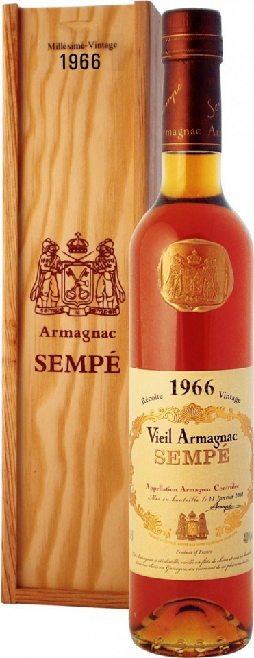 Armagnac Sempe 1966 (в коробке) 0,5 л