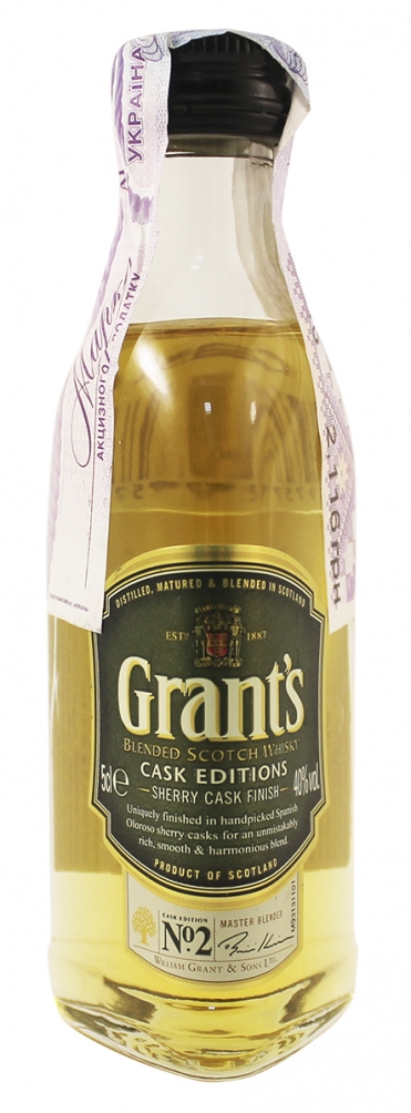 William Grant and Sons Grants Sherry Cask Reserve 0,05 л