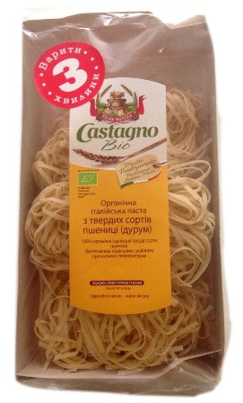 Паста органічна Тальоліні Castagno 250 г