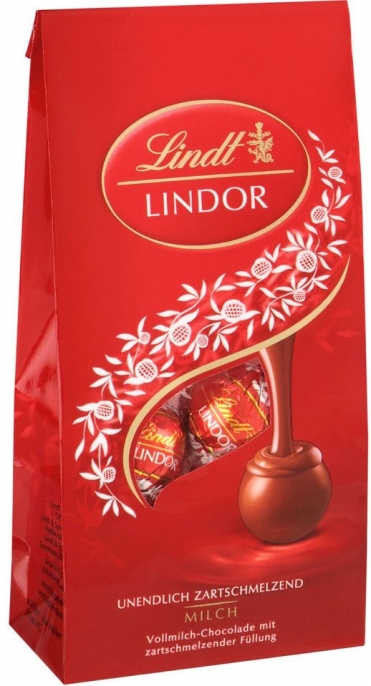 Шоколадні цукерки молочні Lindt 137 г