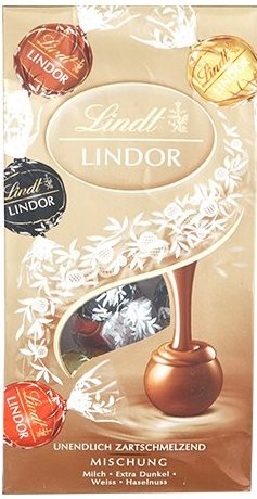 Шоколадные конфеты Линдор ассорти Lindt 137 г