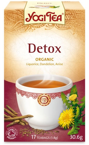 Чай травяной с пряностями Детокс Yogi Tea 30,6 г