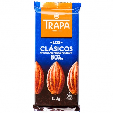 Шоколад черный 80% Trapa Clasicos 150 г