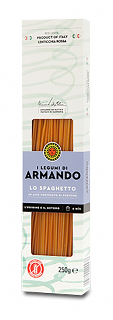 Паста Lo Spaghetto Legumes Il Grano Di Armando 250 г