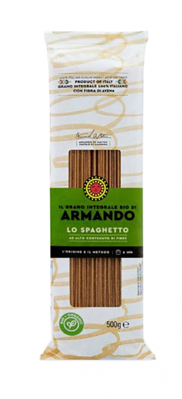 Паста Lo Spaghetto Whole Wheat Organic Il Grano Di Armando 500 г