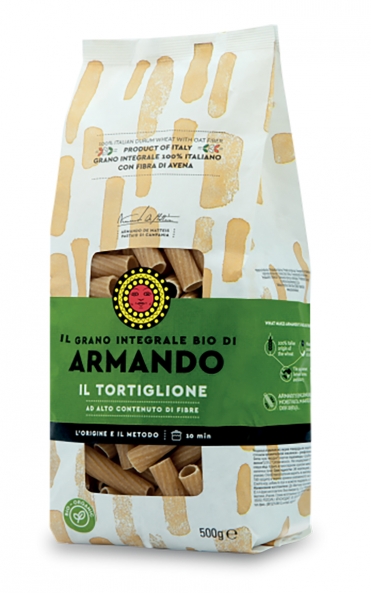 Паста Il Tortiglione Whole Wheat Organic Il Grano Di Armando 500 г