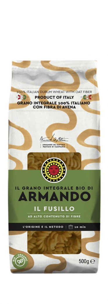 Паста Il Fusillo Whole Wheat Organic Il Grano Di Armando 500 г