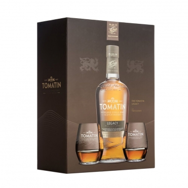 Tomatin Legacy Twin Pack Gift + 2 бокала 0,7 л