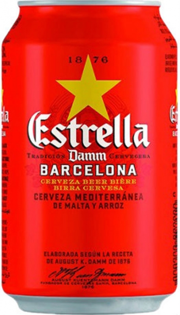 Estrella Damm Barcelona 0,33 л