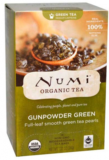 Чай зеленый Ганпаудер Грин Numi Organic Tea 36 г