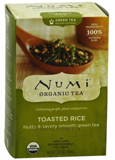 Чай зелений з рисом Генмайча Numi Organic Tea 36 г