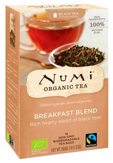 Чай черный Смесь чая к завтраку Numi Organic Tea 36 г