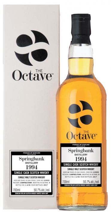 Віскі Duncan Taylor Octave Springbank 1994 (в коробці) 0,7 л