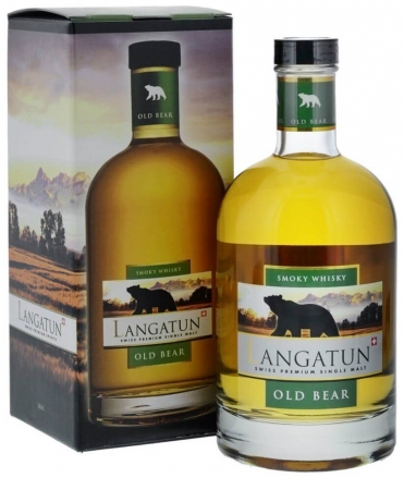 Langatun Distillery AG Old Bear Smoky 40% (в коробке) 0,5 л