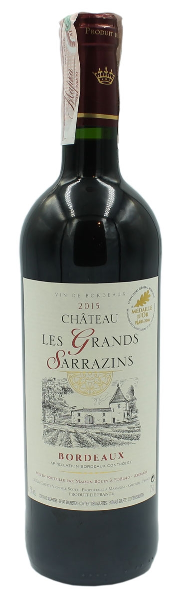 Maison Bouey Chateau Les Grands Sarrazins Bordeaux 0,75 л