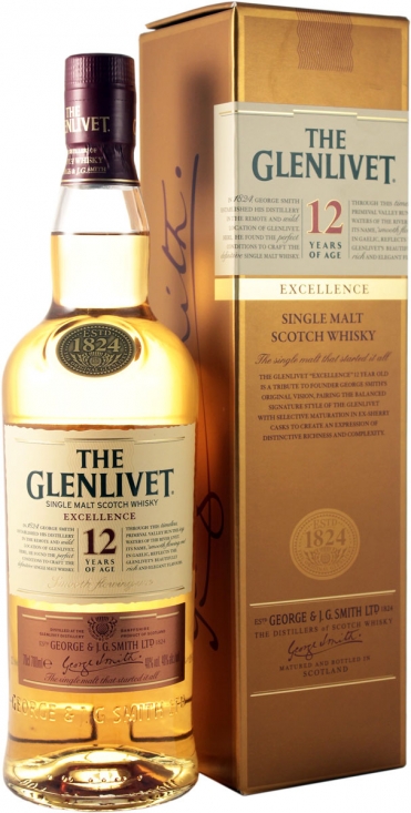 Glenlivet 12 Y.O. (в коробке) 0,7 л